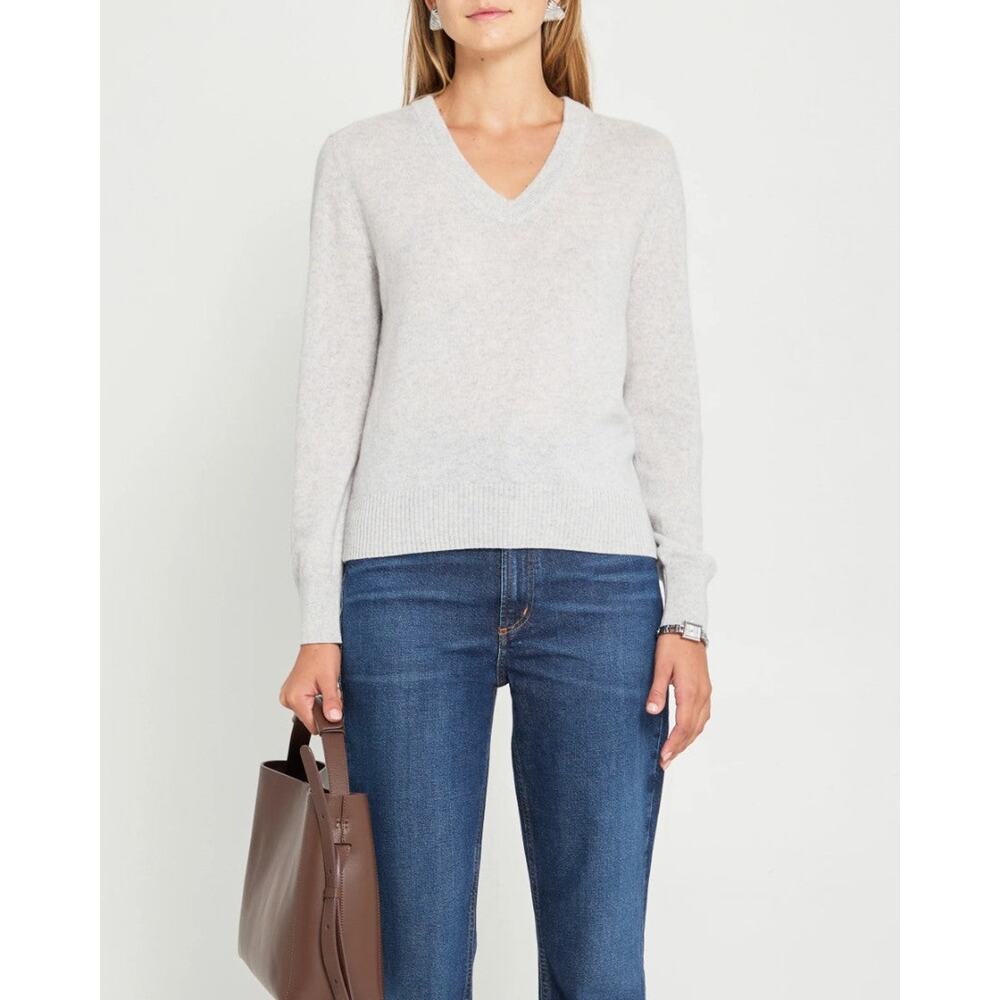 Few Moda Capi Cashmere Sweater - M Heather Grey